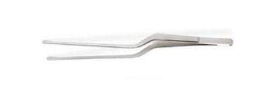 Pinza Chef curva in acciaio inox L.14,5cm
