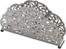 Portatovaglioli in acciaio inox traforato