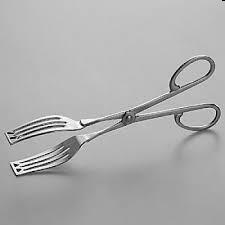 Pinza in acciaio inox forgiata per dolci L.20,0cm