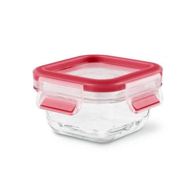 Contenitore in vetro/PP Clip & Close 0,18lt quadrato N1041300