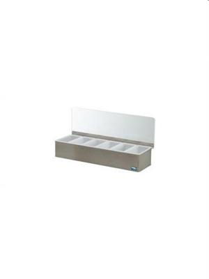 Portacondimenti inox con 6 contenitori  479806