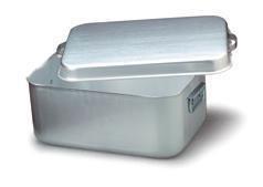 Brasiera alluminio con coperchio cm.70x46x22h  ALMA177B70