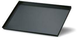 Teglia in lamiera blu cm.40x30x3h bordi svasati   COFE149B40