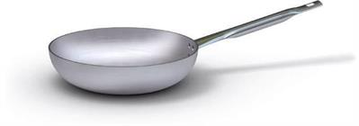 Padella alluminio 1 manico svasata alta d.28cm h.7,0 7002.28