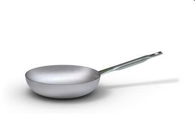 Padella alluminio 1 manico svasata alta d.36cm h.8,0    7002.36
