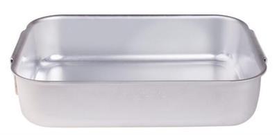 Rostiera alluminio pesante 2 manici cm.40x28x8h  ALMA15040