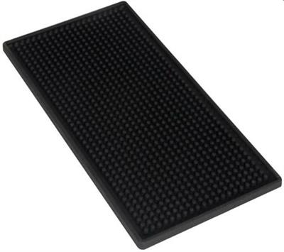 Tappeto poggia bicchieri nero cm.45x30  B009