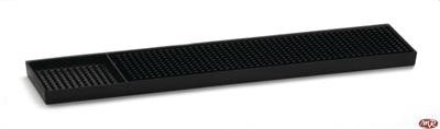 Tappeto poggia bicchieri nero cm.10x70  B008
