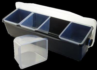 Portacondimenti 4 scomparti refrIgerabili  B012