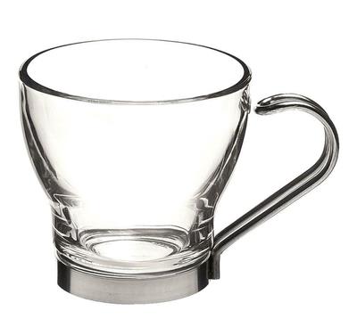 Bicchiere Oslo punch 10cl con manico inox Bormioli   442110