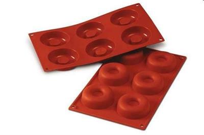 Stampo silicone 6 Savarin d.72mm h.23mm 62ml   SF012 30.012.00.0060