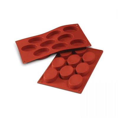 Stampo silicone 9 Ovali mm.70x50x20h 50ml   SF018 30.018.00.0060
