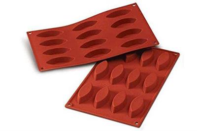 Stampo silicone 12 Barchette mm.72x30 h.15mm  SF038 30.038.00.0060