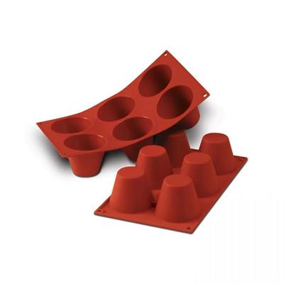 Stampo silicone 6 Muffins d.75mm h.60mm 165ml  SF052 30.052.00.0060
