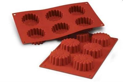 Stampo silicone 6 Margherita d.70mm h.28mm 80ml  SF056/C 30.056.00.0060
