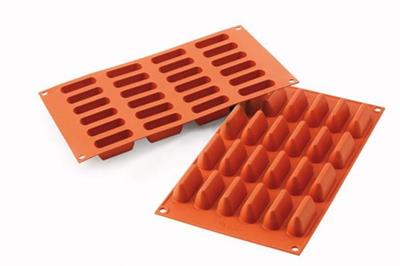 Stampo silicone 24 Chocogianduia mm.50x18x23,5  SF125 36.125.00.0060