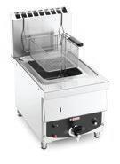 Friggitrice a gas da banco GT 10 a 1 vasca da 10lt 6,5Kw H8260100