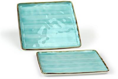 Vassoio azzurro Emozioni cielo cm.30x30  509252