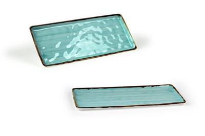 Vassoio azzurro Emozioni cielo cm.35,5x15   509248