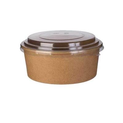 Insalatiera biocompostabile 1300 ml. Kraft/Byo pz.50   590403