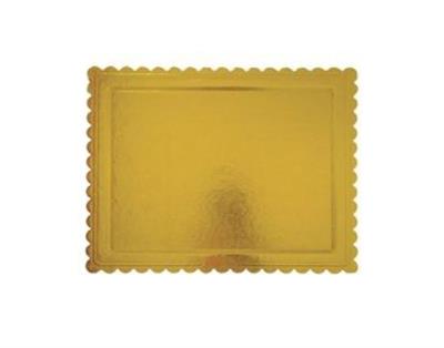 Sottotronco oro/nero festonato cm.40x50   V9L42052