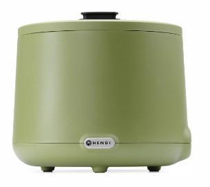 Bollitore per zuppa UNIQ Hendi da 8,0lt verde CE 230V 500W   860540