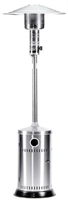 Riscaldatore patio inox a gas GPL da 12,5kw consumo max 785g/h  272602
