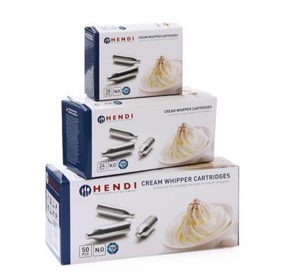 Capsule per panna N²O confezione 10pz da 7,8gr   588208