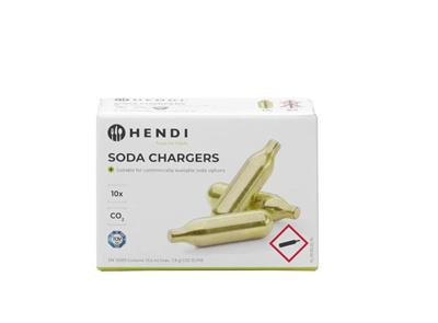 Capsule per soda CO² confezione 10pz da 8gr   588406
