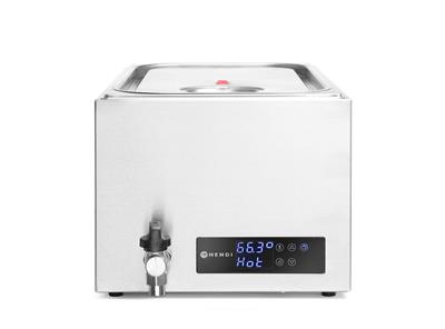Sous-Vide GN1/1 20lt con rubinetto CE 230V 500W  225448