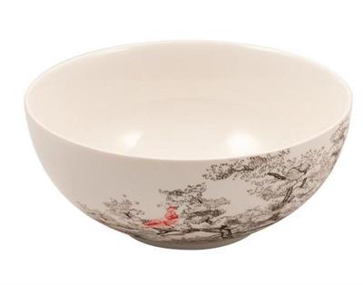 Coppa Kerasia alta rotonda avorio d.18,5x7,5h.  LKER034AV263185