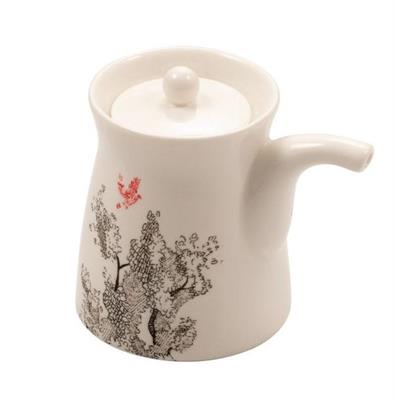 Salsiera Soia Kerasia c/cop. cm.9,5x6x8h. cl.18 LKER034AV491018