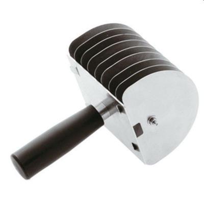 Taglia mango inox cm.10,5x10 h.17,5cm  48286-66 FP