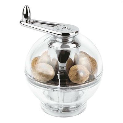 Macina noce moscata Tidore h.11cm d.9cm acrilico  42720-01