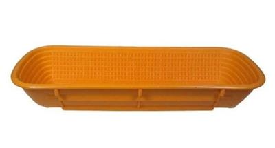 Cestino impasto gr.1000 polipropilene arancio cm.13x35x7,2h   47043-35