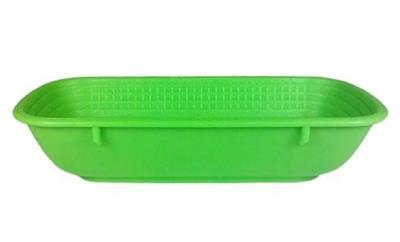 Cestino impasto gr.500 polipropilene verde cm.12x27x6,5h   47043-27