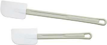 Spatola in PA Plus L.35,0cm testa silicone bianco   12915-35