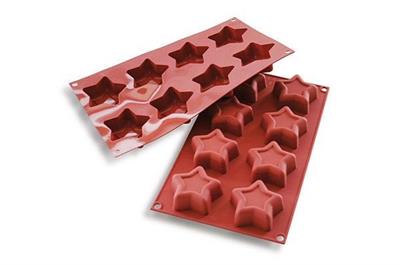 Stampo in silicone Stelle n°8 70x45x25h  SF107