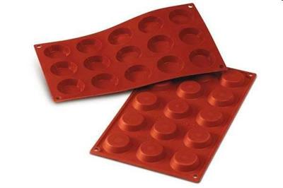 Stampo silicone 15 Mini Tartelette d.45mm h.10mm  SF013 30.013.00.0060