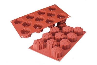 Stampo silicone 4 waffel mm.130x81x17h.   SF155 36.155.00.0060