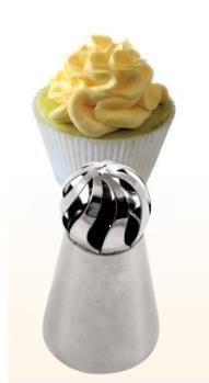 Bocchetta inox decoro grande  BX0103