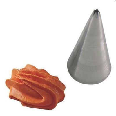 Bocchetta inox foro stella d.7mm base d.25mm h.50mm  BS 107