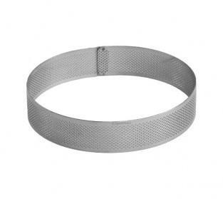 Fascia microforata inox d.19,0cm h.3,5cm  47510-19