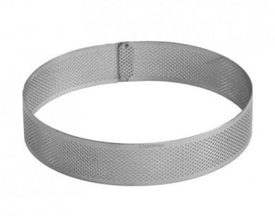 Fascia microforata inox d.21,0cm h.3,5cm  47510-21