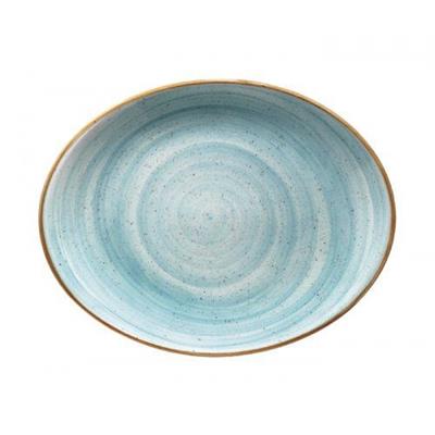 Piatto ovale aqua turchese cm.31x24 Bonnà   B.AAQ.MOV31OV