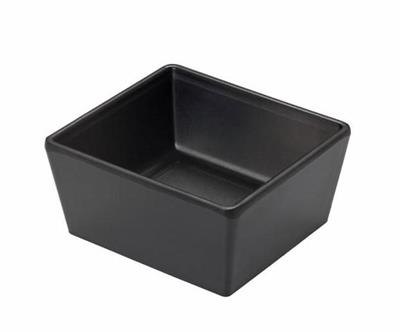 Coppetta melamina cm.10,6x9,6x5h. nera  T8215