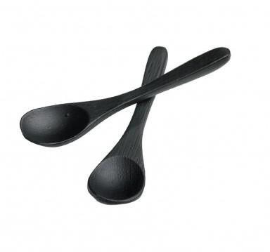 Cucchiaino bamboo nero L.9,0cm 12pz  S0033.Z