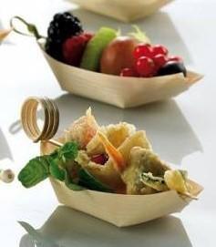 Piroga in legno di pino piccola cm.9,5x5x1,5h 100pz  S0041