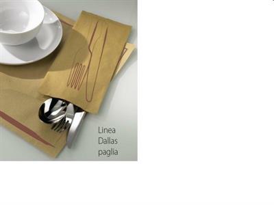 Busta portaposate Dallas paglia cm.11x25 400pz.  T2102