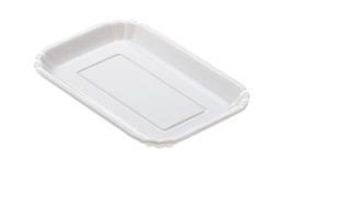 Vassoio rettangolare melamina bianco mm.175x110  T8522.Y